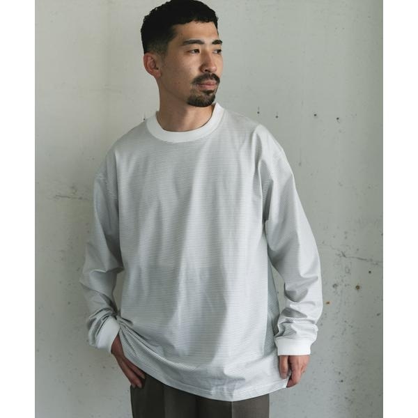 ラコステ × ビームス 別注 ビッグ ワニ ロングスリーブ Tシャツ ブラック LACOSTE × BEAMS ／ 別注 ビッグワニプリント