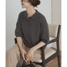 アーバンリサーチ ドアーズ(URBAN RESEARCH DOORS)のニットポロシャツ