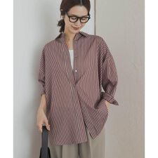 アーバンリサーチ ドアーズ(URBAN RESEARCH DOORS)のストライプオーバーシャツ