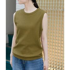 FORK&SPOON　ミニワッフルノースリーブTシャツ