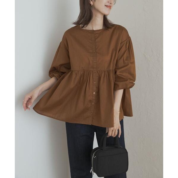 コットンツイル2WAYギャザーブラウス | アーバンリサーチ
