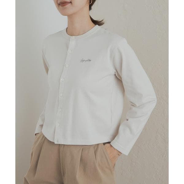 アーバンリサーチ ドアーズ（URBAN RESEARCH DOORS）/GYMPHLEX　CREW NECK SHORT CARDIGAN GYMPHLEX SHORT CREW NECK CARDIGAN | アーバンリサーチ ドアーズ