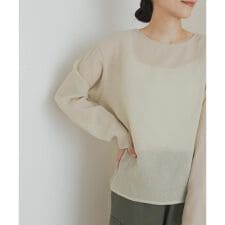 シアーTシャツブラウス