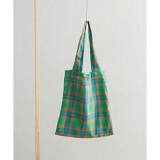 チェック柄トート