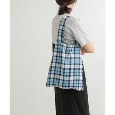 チェック柄トート