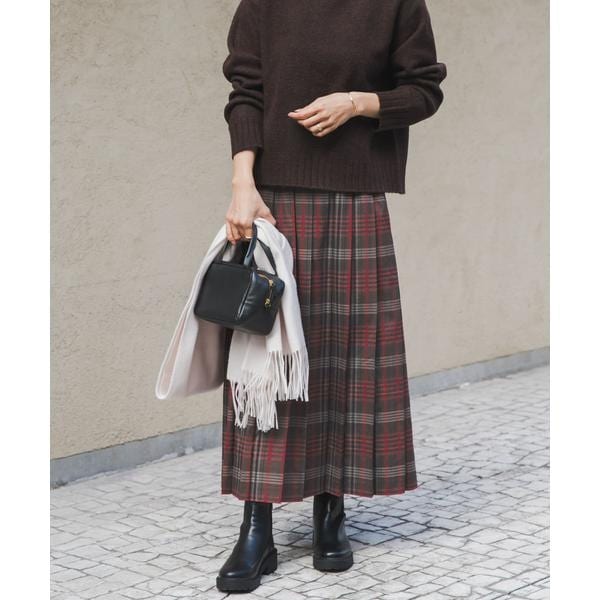 チェックツイード ラップ風 スカート | 23区(23KU) | マルイウェブチャネル