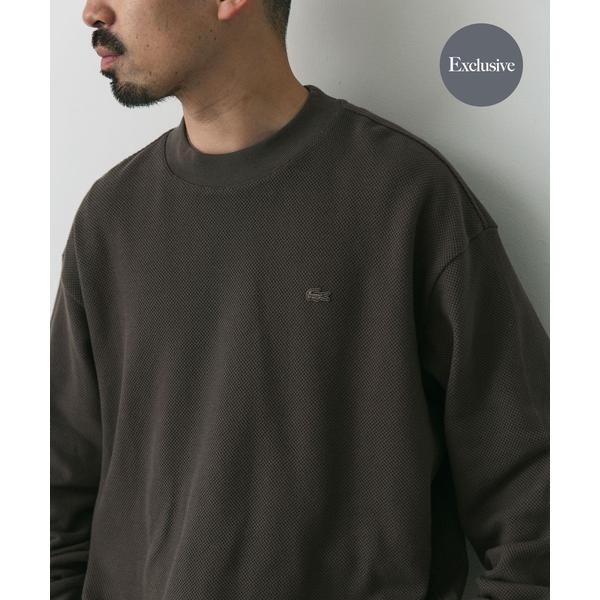 別注』LACOSTE×DOORS thick pique mock long-sleeve | アーバン