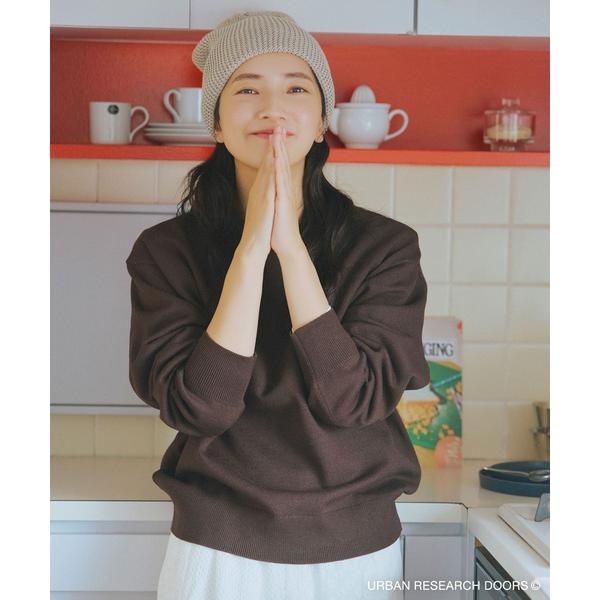 仁村紗和さん着用』『UR TECH 200日ニット』スウェットライク