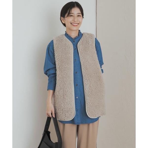 リバーシブルボアベスト | アーバンリサーチ ドアーズ(URBAN RESEARCH