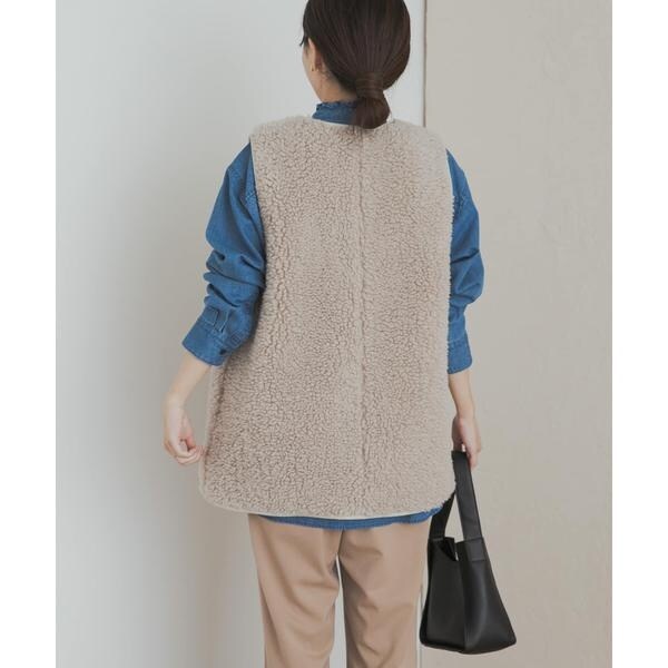 リバーシブルボアベスト | アーバンリサーチ ドアーズ(URBAN RESEARCH