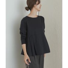 アーバンリサーチ ドアーズ(URBAN RESEARCH DOORS)のシルキーコットンペプラムプルオーバー