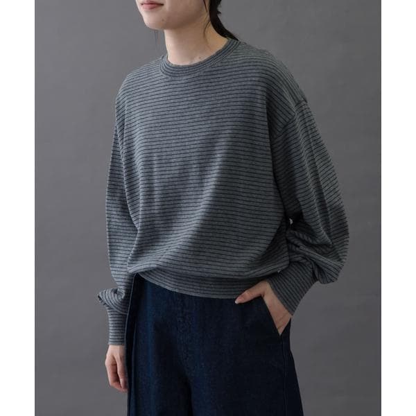 FORK&SPOON エンブロイダリーロゴニットプルオーバー | アーバン