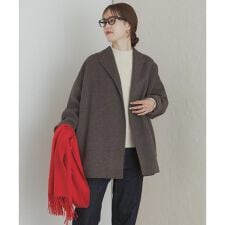 アーバンリサーチ ドアーズ(URBAN RESEARCH DOORS)のウールリバーミドルガウンコート