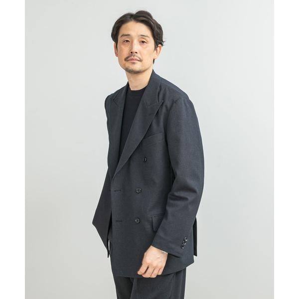 【CHARCOAL】LIFE STYLE TAILOR ピンヘッドツイルストレッチWジャケット URBAN RESEARCH DOORS｜LIFE STYLE TAILOR ピンヘッドツイルストレッチ