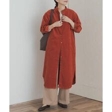 WEB/一部店舗限定カラー』『UR TECH』コーデュロイシャツワンピース