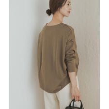 アーバンリサーチ ドアーズ(URBAN RESEARCH DOORS)のコットンバックタック長袖プルオーバー