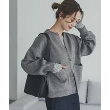 アーバンリサーチ ドアーズ(URBAN RESEARCH DOORS)のニットZIPブルゾン