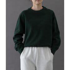 FORK&SPOON　リサイクルコットン裏毛クルーネックスウェット