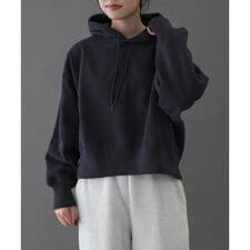 FORK&SPOON　リサイクル裏毛クロップドフーディー