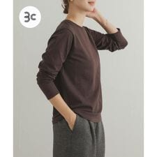 Grow Organic クルーネックロングスリーブTシャツ