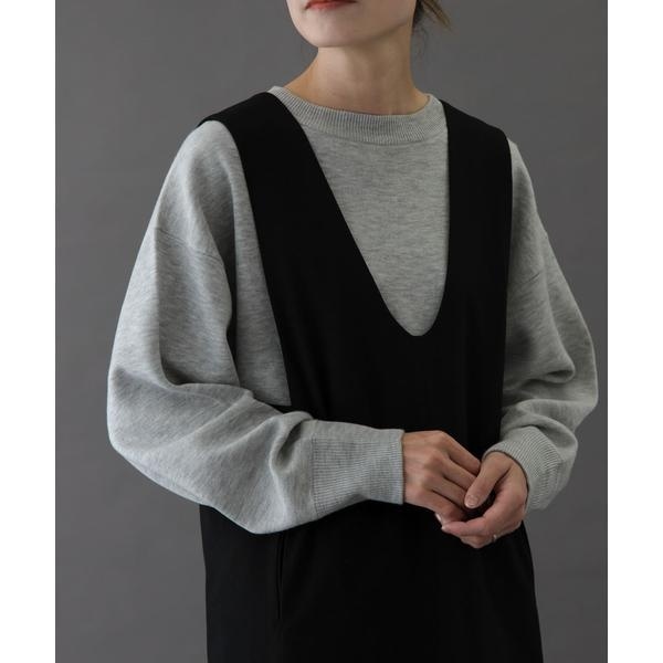 FORK&SPOON ダブルフェイスクルーネックニット | アーバンリサーチ