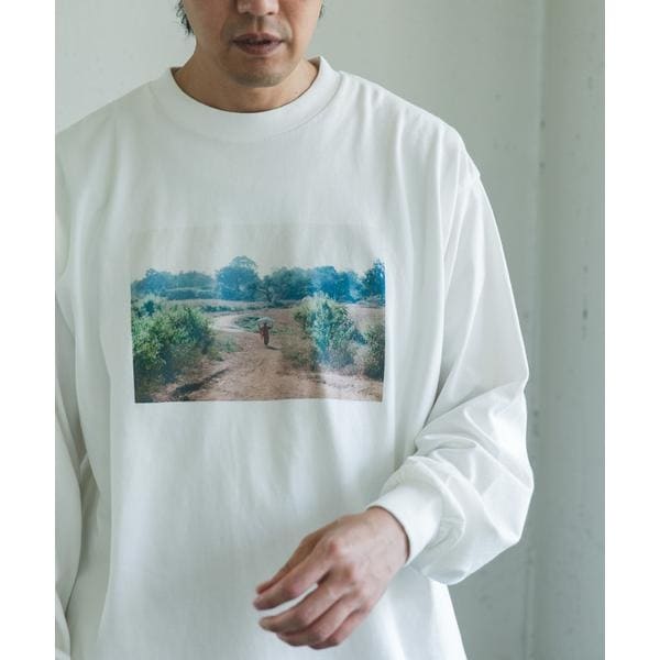 最終価格【新品未使用】ミャクミャク×relume 別注　ロングスリーブTシャツ ミャクミャク 別注 MOTOR CYCLE ロングスリーブTシャツ