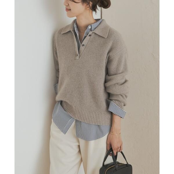 アーバンリサーチ　ドアーズ　スーツ上下(Ｌ)　ニットセーター　サイズＬ セール】ショート丈ウールニット（ニット/セーター）｜URBAN