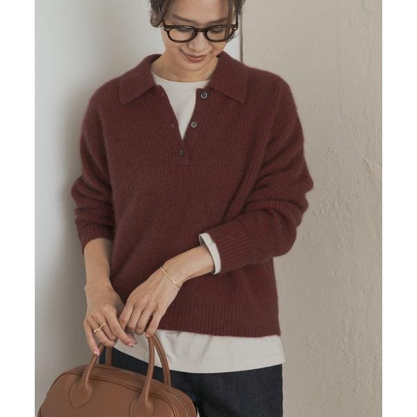 ノーリーズ アーバンリサーチニット 2点 FOX混衿付き畦ニット | アーバンリサーチ ドアーズ(URBAN RESEARCH