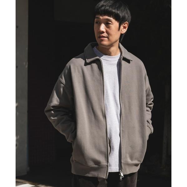 撥水/防風』ウールブレンドラミネート 中綿ブルゾン | アーバン