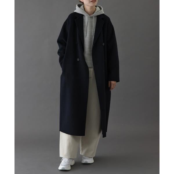 アーバンリサーチ ウールリバーロングガウンコート ダブルフェイス アーバンリサーチ ウールリバーロングガウンコート ダブル