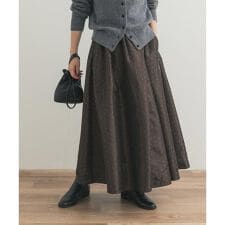 ドットタックギャザースカート