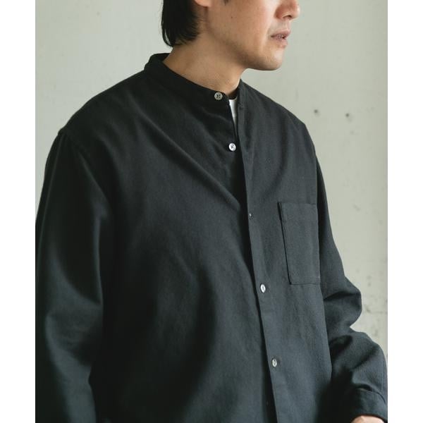 両面起毛ネルバンドカラーシャツ | アーバンリサーチ ドアーズ(URBAN