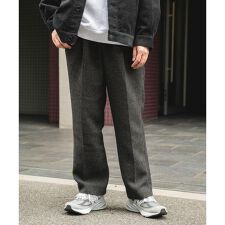 『UR TECH』完声/暖 2タックワイドパンツ