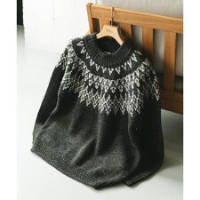 求心柄モックネックニット