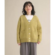 『スタッフ企画』ダブルフェイスVネックカーディガン