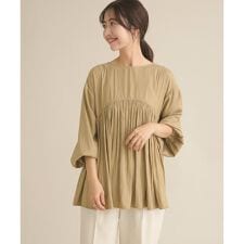 『スタッフ企画』2WAYギャザー切替ブラウス