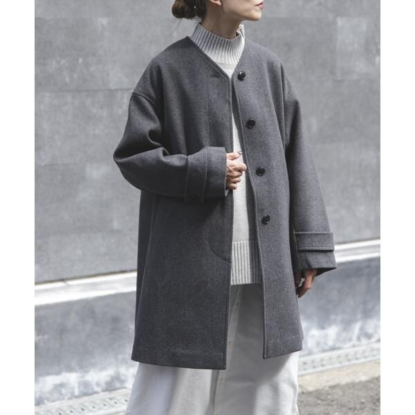 HAMILTON コンパクトノーカラーコート◇ | スローブ イエナ(SLOBE IENA