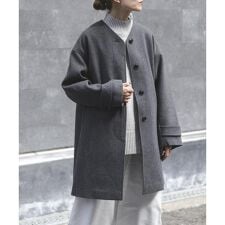 アーバンリサーチ ドアーズ(URBAN RESEARCH DOORS)のFORK&SPOON　ウールノーカラーコート