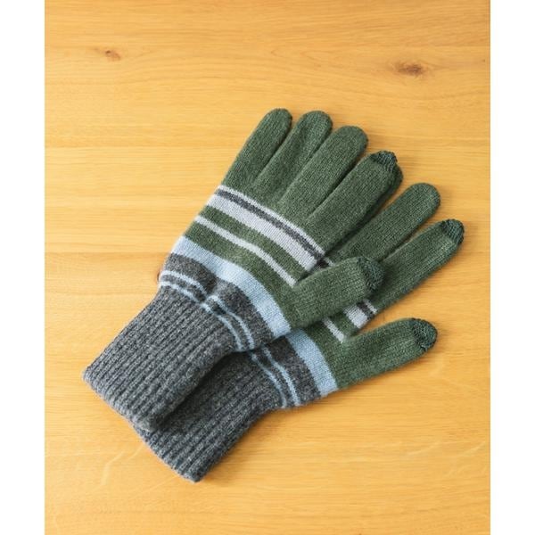 アーバンリサーチ ドアーズ（URBAN RESEARCH DOORS）/ボーダーニットグローブ(スマホ対応) ボーダーニットグローブ(スマホ対応) | アーバンリサーチ ドアーズ