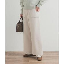 カットメルトンワイドパンツ