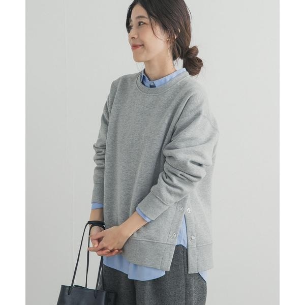 【新品・タグ付き】 『 UR TECH』　裏起毛サイド釦スウェット BLACK URBAN RESEARCH DOORS（アーバンリサーチドアーズ） トレーナー