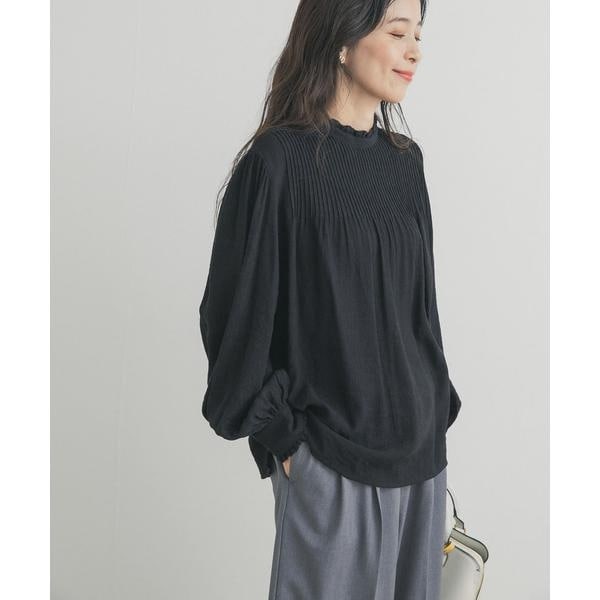 【NEW】アーバンリサーチ ドアーズ（URBAN RESEARCH DOORS）/ピンタックフリルスタンドカラーブラウス ピンタックフリルスタンドカラーブラウス | アーバンリサーチ ドアーズ