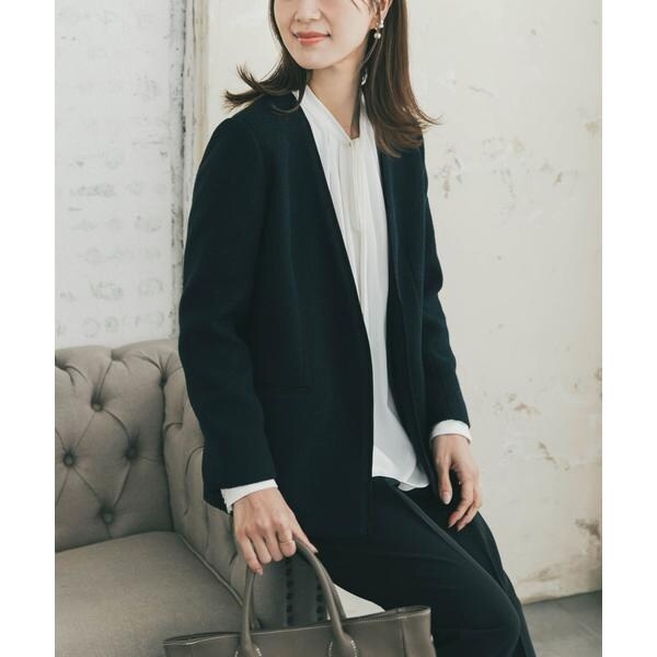 ツィードVネックロングジャケット | アーバンリサーチ ドアーズ(URBAN