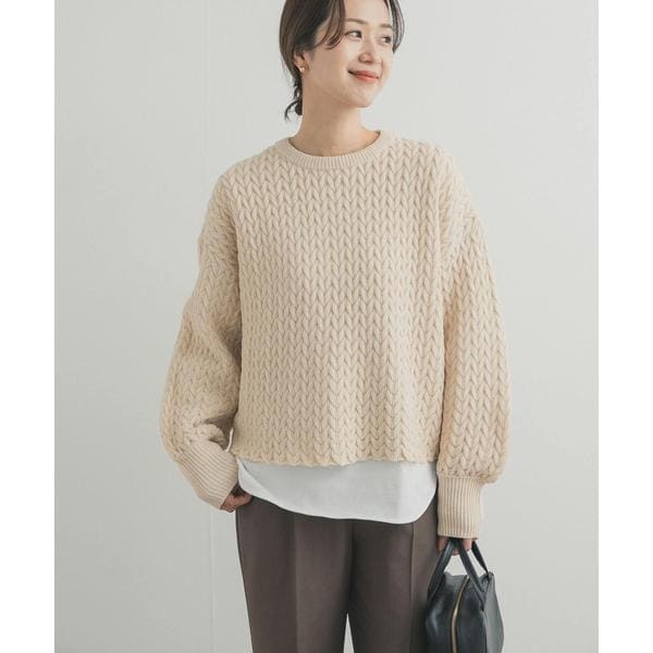 針抜きダブルフェイスニット | アーバンリサーチ ドアーズ(URBAN