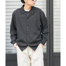 FORK&SPOON　ニットポロカーディガン