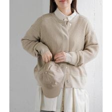 FORK&SPOON　ワッフルカーディガン