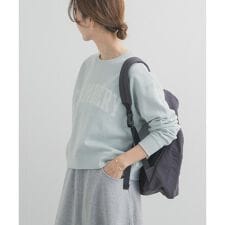 カレッジロゴ刺繍スウェット