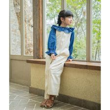 『親子リンク』『150サイズあり』フロントZIPサロペット(KIDS)