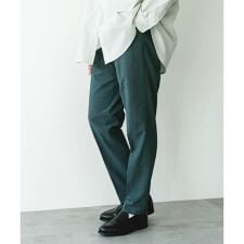 『イージーケア/速乾/UVカット』クイックドライ テーパードトラウザー