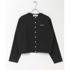 GYMPHLEX　SHORT CREW NECK CARDIGAN